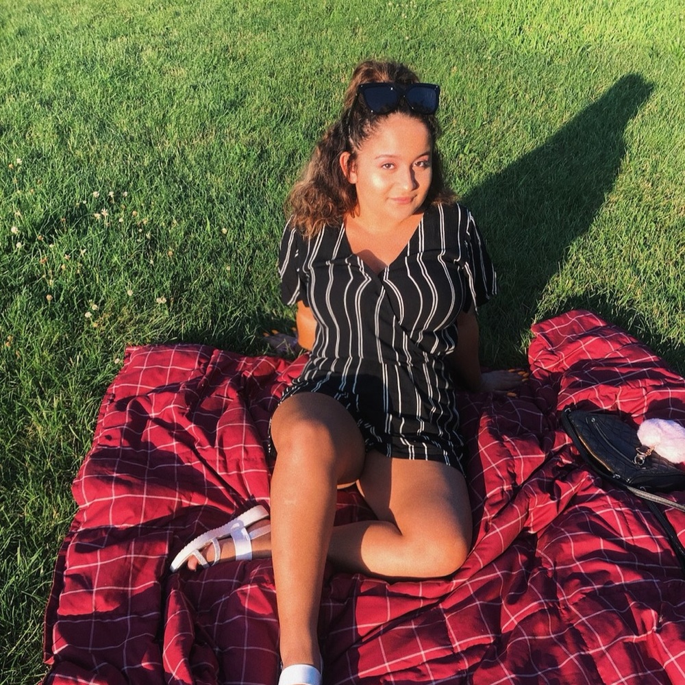 black & white striped romper from target